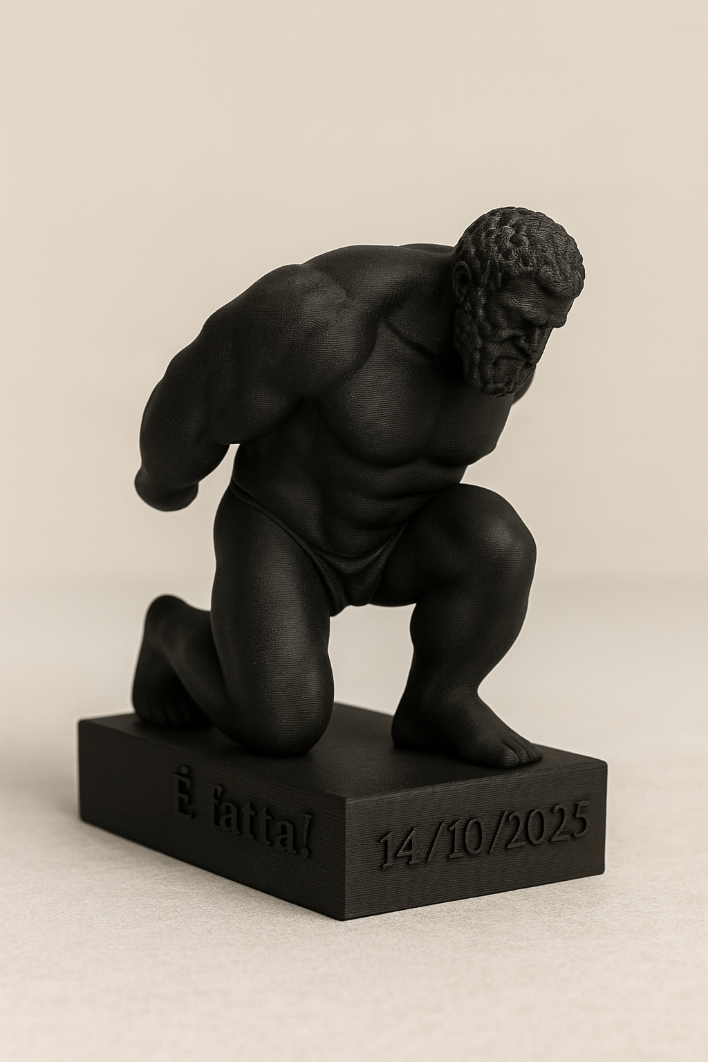 Bomboniera laurea 3D - L'atleta